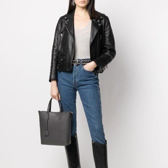 Saint Laurent Top Tank Semi-Sheer Pure Cashmere Sleeveless Blue Tank Top… - Picture 1 of 13